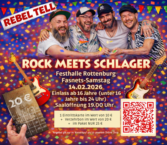 Rock meets Schlager mit Rebel Tell 