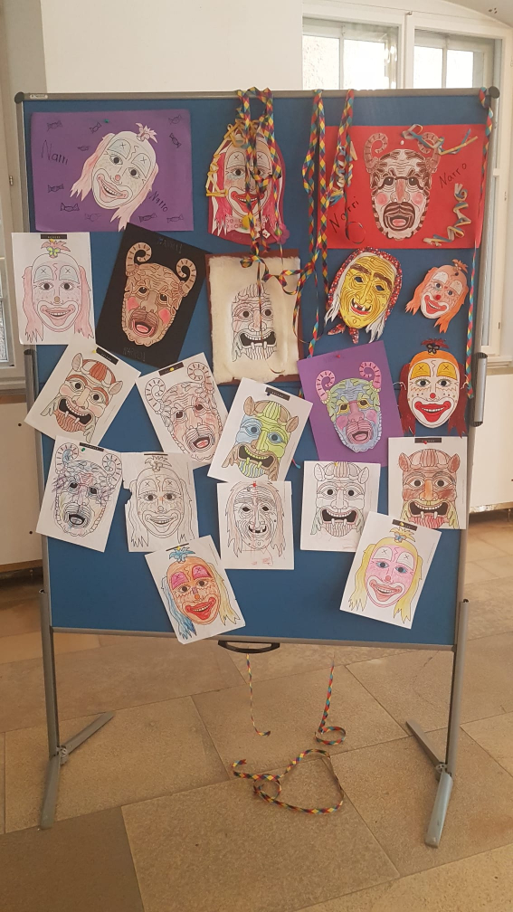 Narrenzunft Rottenburg e. V. Ausstellung Kindermasken