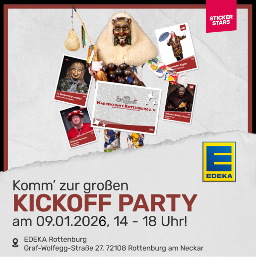 Stickerstars der Narrenzunft Rottenburg e. V.