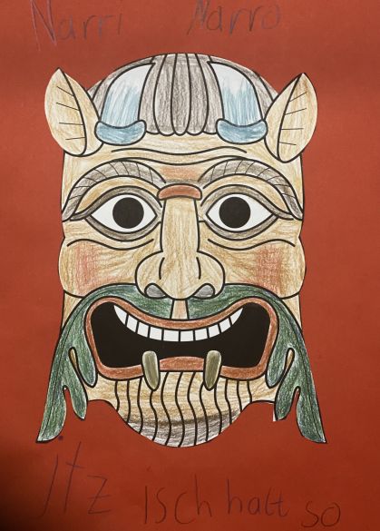 Ausmalbilder Fasnetmasken der Narrenzunft Rottenburg e. V. 