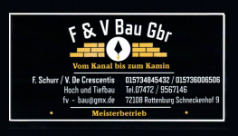 Sponsor der Narrenzunft Rottenburg e. V. - F&V Bau Gbr