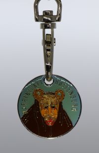 Anhänger "Pompele" mit Karabinerhaken 