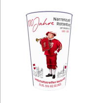 Sammelbecher 100 Jahre Narrenzunft Rottenburg e. V. "Fanfarenzug"