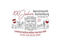 Fasnetstuch &quot;Landschaftstreffen 2025&quot;